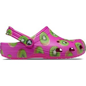 CROCS Hot Pink Adults' Classic Hyper Real Kiwi Clogs Womens Size 6 Men’s Size 4